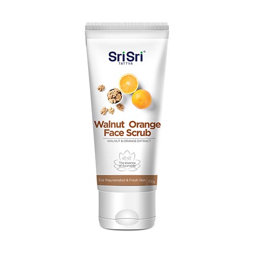 Sri Sri Tattva Walnut Orange Face Scrub 100ml